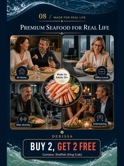 Derissa Wild Alaskan King Crab Meat